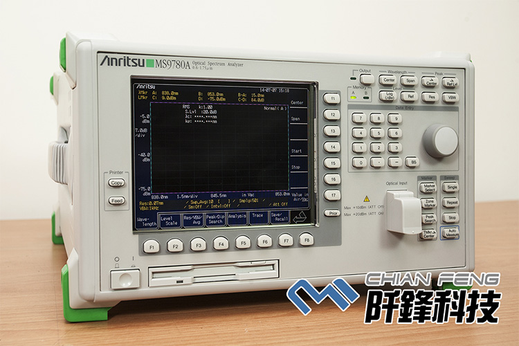 儀器維修案例 Anritsu 安立知 MS9780A 光頻譜分析儀