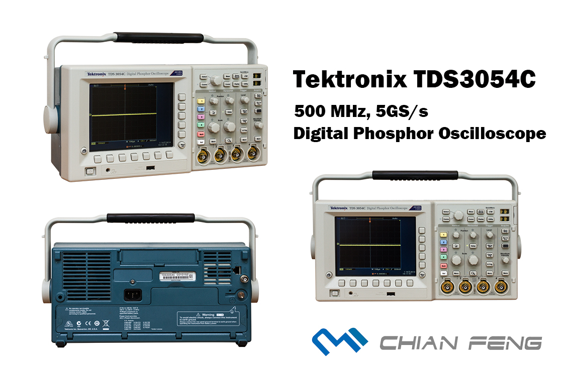 儀器維修案例 太克 Tektronix 4ch. 500MHz TDS3054C 數位示波器